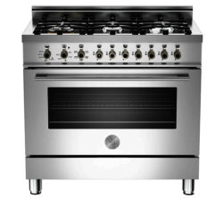 BERTAZZONI  Professional 90 DE X906DUALX Dual Fuel Range Cooker - Stainless Steel